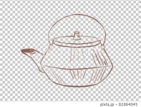 茶具九州的線描插圖 82864045