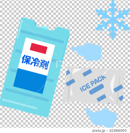 ハードタイプと袋タイプの保冷剤 82866005
