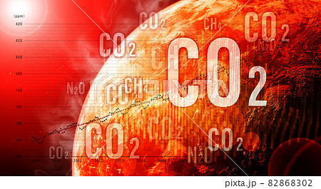 地球温暖化イメージ 地球温暖化イメージ 82868302