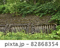 森の中の石垣 82868354