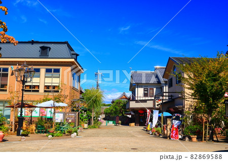 滋賀県彦根市・四番町スクエアの街並み 滋賀県彦根市・四番町スクエアの街並み 82869588