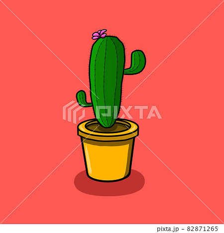 サボテンのイラストのイラスト素材