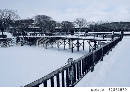 雪の函館・五稜郭公園 雪の函館・五稜郭公園 82871670