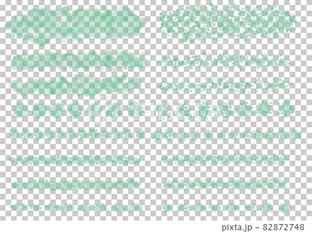 水彩風格別緻的色線材料綠色 82872748