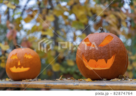 halloween pumpkin, autumn still life 82874764