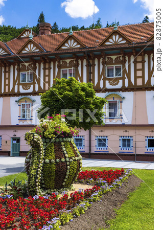 Luhacovice, picturesque spa town in Southern Moravia, Czech Republic 82875005