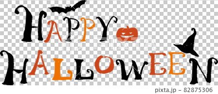 手書きのHAPPY HALLOWEENという文字 82875306