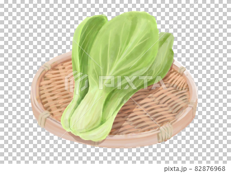 ざる盛りのチンゲンサイ 82876968