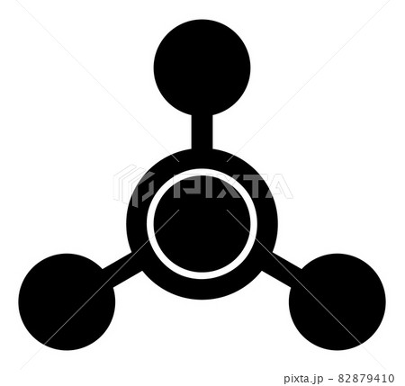Methane Molecule - Vector Icon Illustration 82879410