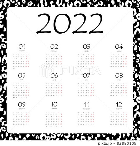 2022 calendar planner. Corporate week. Template layout, 12 months yearly, color background. Simple design for business brochure, flyer, print media, advertisement. Week starts from Monday 2022 calendar planner. Corporate week. Template layout, 12 months yearly, color background. Simple design for business brochure, flyer, print media, advertisement. Week starts from Monday 82880109