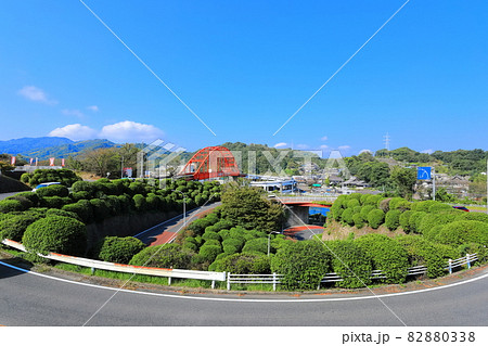 【広島県】晴天下の音戸大橋 【広島県】晴天下の音戸大橋 82880338