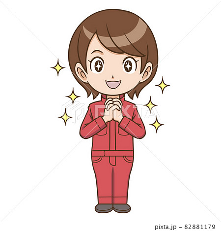 ワクワクしている整備士の女性 82881179