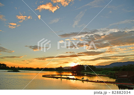 瓢湖の夏 82882034