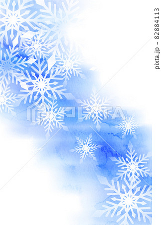 雪 クリスマス 水彩 背景のイラスト素材 4113 雪 クリスマス 水彩 背景のイラスト素材 4113