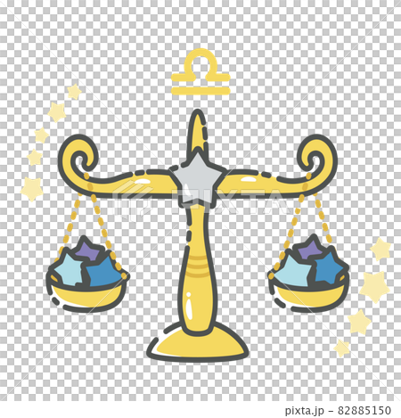 シンプルでかわいい天秤座のイラストのイラスト素材 5150 シンプルでかわいい天秤座のイラストのイラスト素材 5150