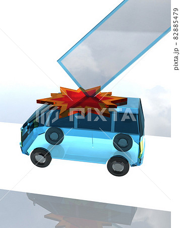 車のトラブル_落下物_縦 車のトラブル_落下物_縦 82885479