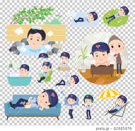 設置放鬆的郵差人 82885876