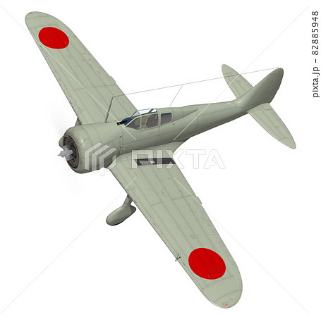 九七式戦闘機のイラスト素材 5948