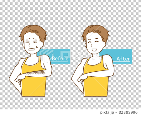 Vector illustration of a man doing arm hair removal Vector illustration of a man doing arm hair removal 82885996