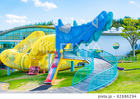 【香川県】竜の形をした巨大な遊具　さぬきこどもの国 82886294