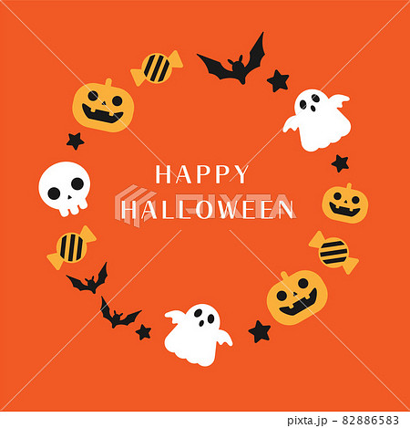ハロウィンのフレーム ハロウィンのフレーム 82886583