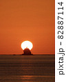 長崎県野母崎で撮れるロウソク夕日 82887114