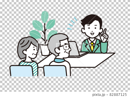 A man who guides seniors A man who guides seniors 82887125