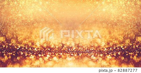 Golden glitter bokeh elegant 82887277
