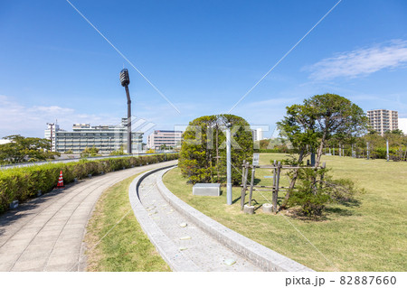 白山公園の空中庭園と陸上競技場 白山公園の空中庭園と陸上競技場 82887660
