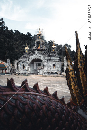 Wat Phra Buddhabat Si Roi,Golden Temple in Chiang Mai, Thailand 82888938