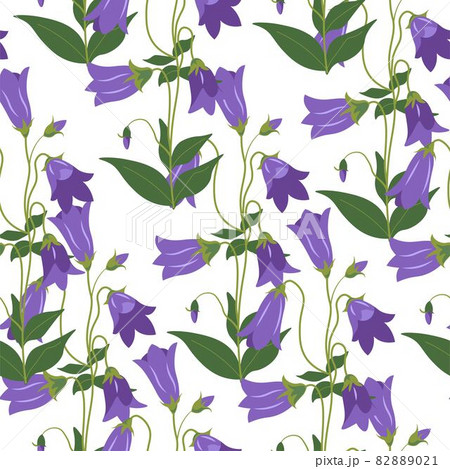 Bluebell Flowers In Blossom Blooming Flora Vectorのイラスト素材 8021