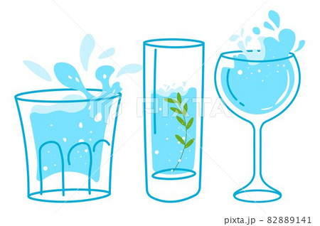 Purified water, lemonade with fresh herbs branch Purified water, lemonade with fresh herbs branch 82889141