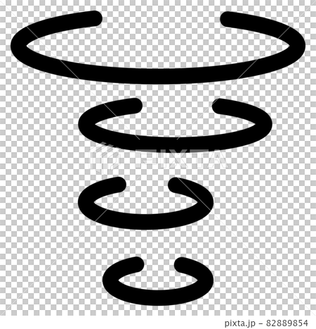 Simple expression tornado vector illustration 82889854