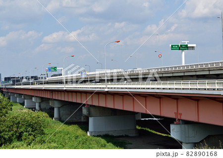 荒川河川敷 笹目橋 戸田市方面 82890168
