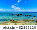 沖縄県宮古島、東平安名崎の風景 82892120