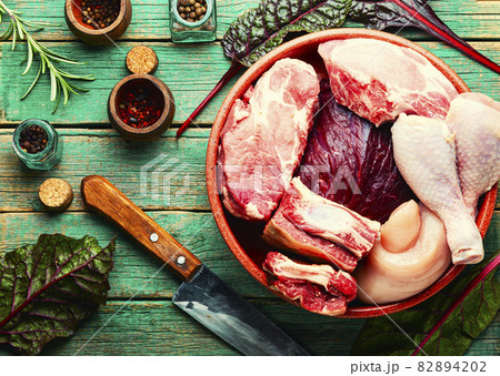 Assortment of meat Assortment of meat 82894202