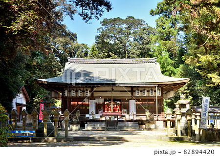 村屋坐彌冨都比賣神社(村屋神社)　拝殿　【奈良県磯城郡田原本町】 82894420