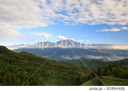 浅間山雲景 浅間山雲景 82894486