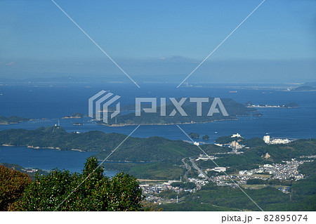 朝熊山山頂展望台からの眺望　【三重県伊勢市朝熊町】 82895074