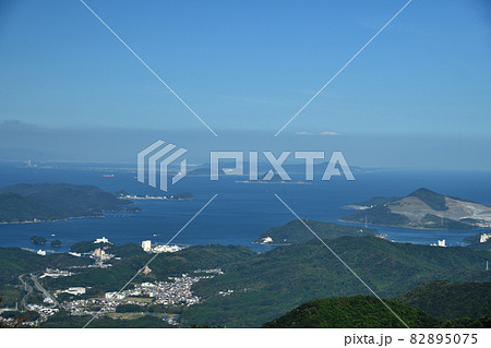 朝熊山山頂展望台からの眺望　【三重県伊勢市朝熊町】 82895075