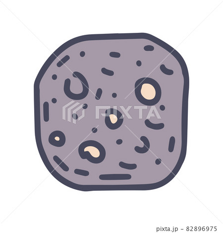 cookie color vector doodle simple icon design 82896975