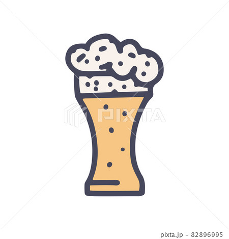 beer color vector doodle simple icon design 82896995
