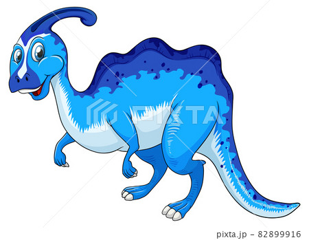 A Parasaurus dinosaur cartoon character 82899916