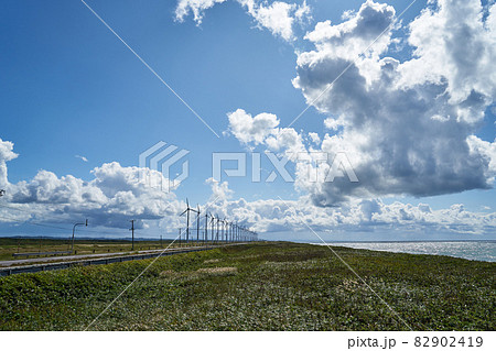 北海道幌延町　オトンルイ風力発電所 82902419