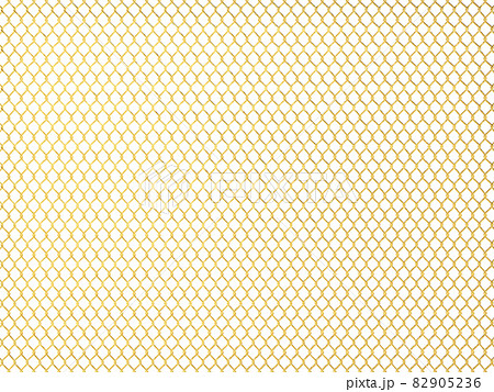 金色のフェンス 金網のイラストのイラスト素材
