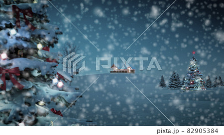 computer generated background image with christmas theme. 82905384