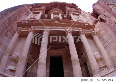 エル・カズネ 宝物殿 ペトラ遺跡 ヨルダン 渓谷 世界遺産 エル・カズネ 宝物殿 ペトラ遺跡 ヨルダン 渓谷 世界遺産 82905393