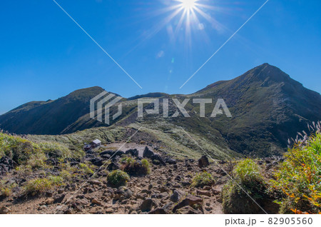 秋口の九重登山 秋口の九重登山 82905560