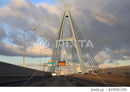 モーニングクルーズ・名港トリトンブリッジ・名港東大橋【愛知県名古屋市】 モーニングクルーズ・名港トリトンブリッジ・名港東大橋【愛知県名古屋市】 82906190