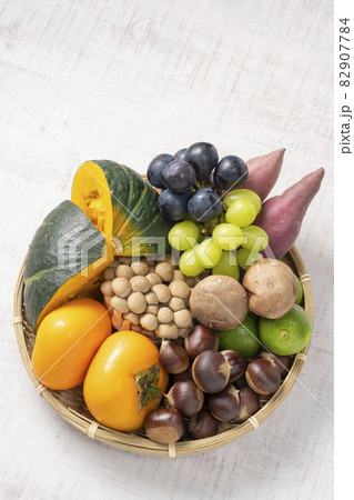 秋の食材盛り合せ 秋の食材盛り合せ 82907784